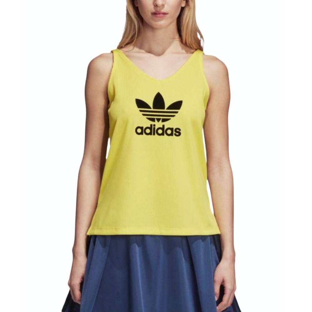 ADIDAS Originals Fashion League Yellow Tank Top - Picture 8 of 10